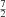 $ _\frac{7}{2} $