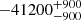 $ -41200^{+900}_{-900} $