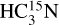 ${{\rm{HC}}_3^{15}{\rm{N}}}$