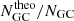 $ N_{\mathrm{GC}}^{\mathrm{theo}}/N_{\mathrm{GC}} $