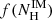 $ f(N_{\mathrm{H}}^{\mathrm{IM}}) $