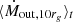 $ \langle\dot M_{{\mathrm{out},10r_{g}}}\rangle_t $