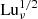 $ {\rm Lu}_\nu^{1/2} $