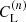 $ C_{\mathrm{L}}^{(n)} $