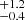 $ ^{+1.2}_{-0.4} $