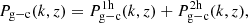 $$ \begin{aligned} P_{\mathrm{g-c}}(k,z)=P_{\mathrm{g-c}}^{\mathrm{1h}}(k,z)+P_{\mathrm{g-c}}^{\mathrm{2h}}(k,z) , \end{aligned} $$