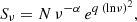 $$ \begin{aligned} S_\nu = N \, \nu ^{-\alpha } \, e^{q\,({\mathrm{ln}} \nu )^2}, \end{aligned} $$