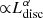 $ {\propto}L_{\mathrm{disc}}^{\alpha} $