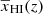 $ \overline{x}_{\mathrm{HI}}(z) $