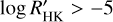 $\log R_{{\rm{HK}}}^\prime > - 5$