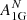 $ A^{N}_{\mathrm{1G}} $