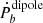 $ \dot{P}^{\mathrm{dipole}}_{b} $