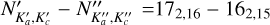 $\[N_{K_a^{\prime}, K_c^{\prime}}^{\prime}-N_{K_a^{\prime \prime}, K_c^{\prime \prime}}^{\prime \prime}=17_{2,16}-16_{2,15}\]$