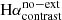 $ {\mathrm{H}\alpha_{\mathrm{contrast}}^{\mathrm{no-ext}}} $