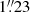 $ 1{{\overset{\prime\prime}{.}}}23 $