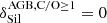 $ \delta_{\mathrm{Sil}}^{\mathrm{AGB, C/O\ge1}}=0 $