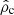 $ \hat{\rho}_{\mathrm{c}} $