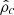 $ \hat\rho_c $