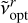 $\tilde v_{{\rm{opt}}}^r$