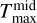 $T_{\max }^{{\rm{mid}}}$