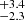 $ ^{+3.4}_{-2.3} $