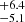 $ ^{+6.4}_{-5.1} $