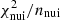 $ \chi^{2}_{\mathrm{nui}}/n_{\mathrm{nui}} $