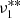 $ \nu_1^{**} $