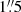 $ 1{{\overset{\prime\prime}{.}}}5 $