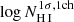 $ \log N_{\mathrm{H}\,{\mathrm{I}}}^{1\sigma,1\mathrm{ch}} $