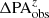 $ \Delta{\rm PA}^z_{\rm obs} $