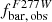 $ f_{\mathrm{bar,\,obs}}^{F277W} $