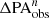 $ \Delta {\rm PA}^n_{\rm obs} $