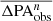 $ \overline{\Delta{\mathrm{PA}_{\mathrm{obs}}^{n}}} $