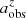 $ a^{z}_{\mathrm{obs}} $