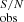 $ _{\mathrm{obs}}^{S/N} $