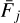 ${\bar F_j}$