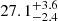 $ 27.1^{+3.6}_{-2.4} $