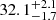 $ 32.1^{+2.1}_{-1.7} $