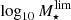 $ \log_{10}M_\star^\mathrm{lim} $