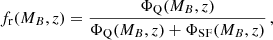 $$ \begin{aligned} j_M(z)&= \int M_\star ~\Phi (M_\star ,z)~\mathrm{d} M_\star \nonumber \\&= \Phi _{M_\star }^{\star }(z)~\mathcal{M} _\star (z)~\Gamma \left( \alpha (z)+2\right) , \end{aligned} $$