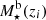 $ M_{\star}^\mathrm{f}(z_i) $