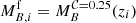 $ M_{B,i}^\mathrm{f} $