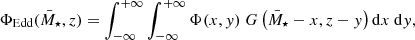 $ \log_{10}\Phi_{L_B}^{\star} = \bar{\Phi}_{L_B,1}^\star + \bar{\Phi}_{L_B,2}^\star \times z $
