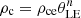 $ \rho_{\rm c} = \rho_{\rm ce} \theta_{\rm LE}^n $