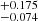 $ _{-0.074}^{+0.175} $