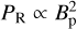 $\[P_{\mathrm{R}} \propto B_{\mathrm{p}}^2\]$