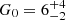 $ G_0 = 6^{+4}_{-2} $