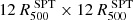 $ 12\,R^{\text{ SPT}}_{500}\times12\,R^{\text{ SPT}}_{500} $