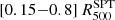 $ [0.15{-}0.8]\,R^{\mathrm{SPT}}_{500} $